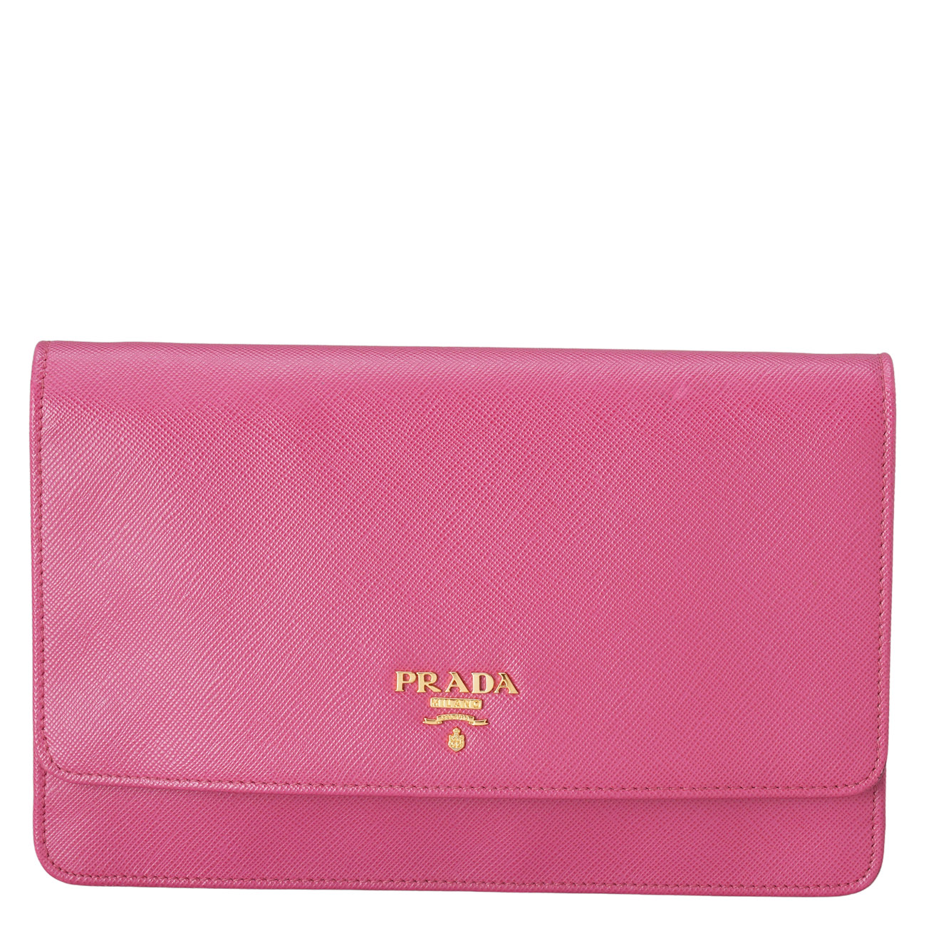 PRADA(USED)프라다 1M1361 사피아노 월릿 크로스백