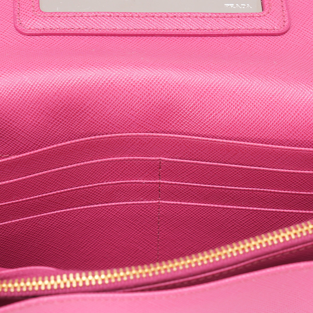 PRADA(USED)프라다 1M1361 사피아노 월릿 크로스백