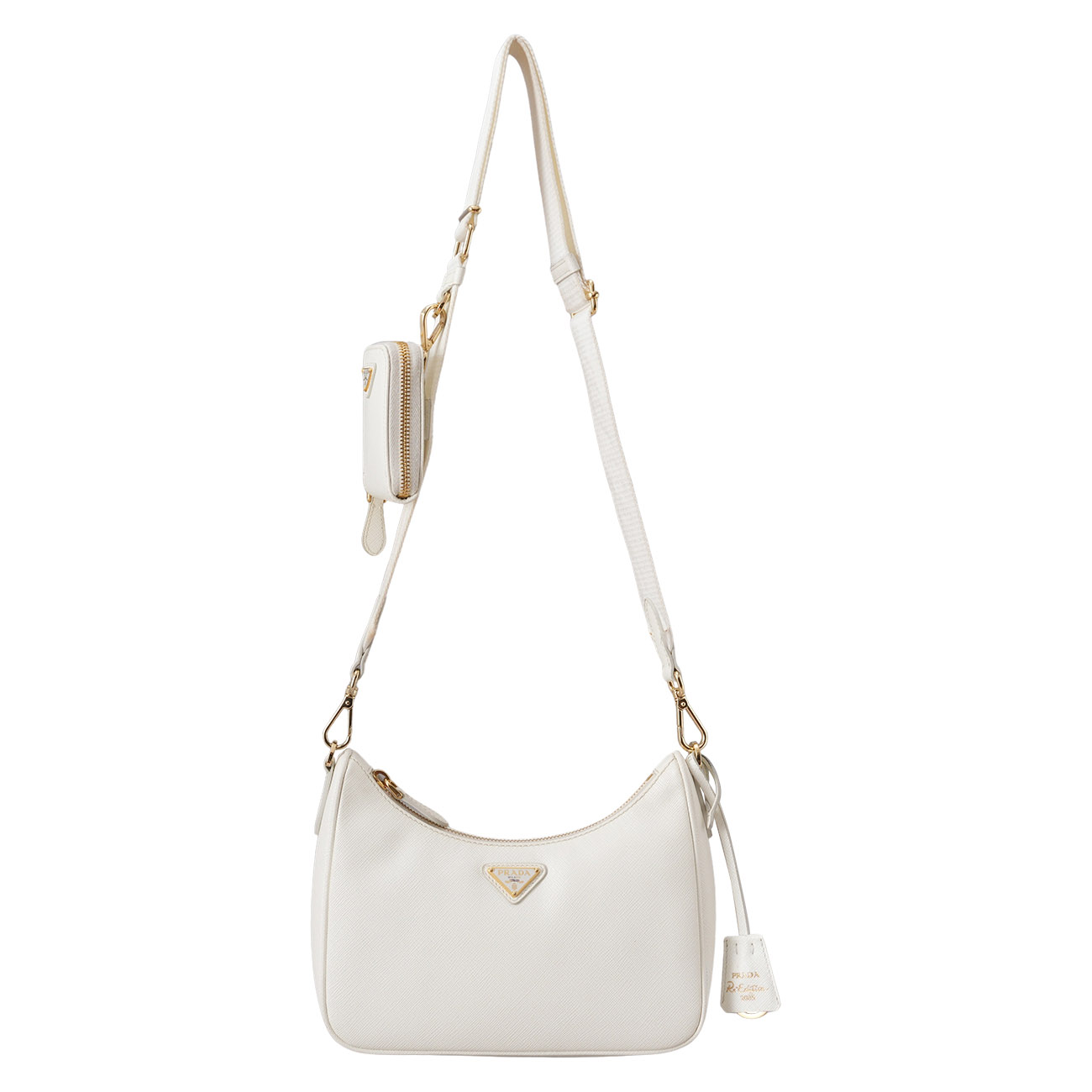 PRADA(USED)프라다 1BH204 리에디션 가죽 숄더백