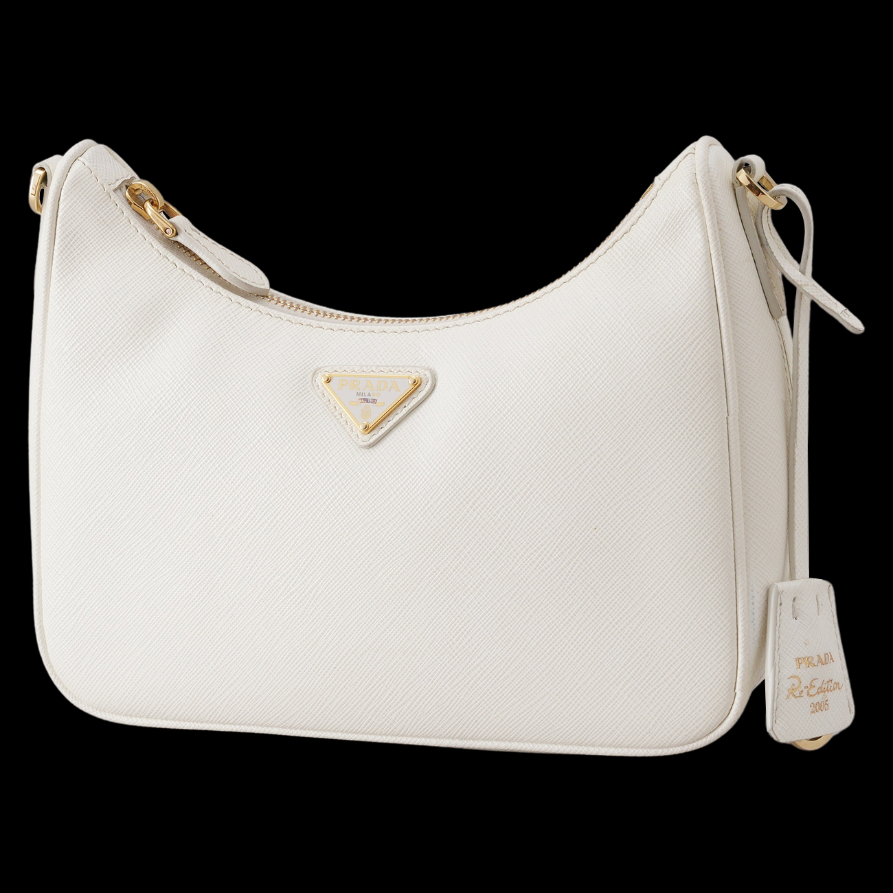 PRADA(USED)프라다 1BH204 리에디션 가죽 숄더백