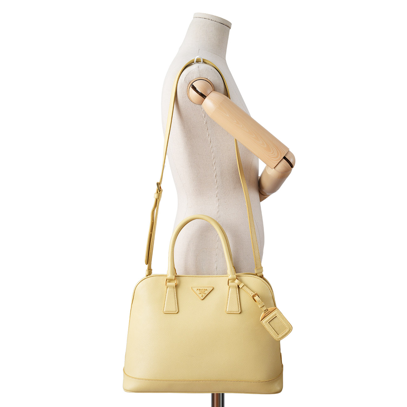 PRADA(USED)프라다 사피아노 럭스 탑핸들 토트백
