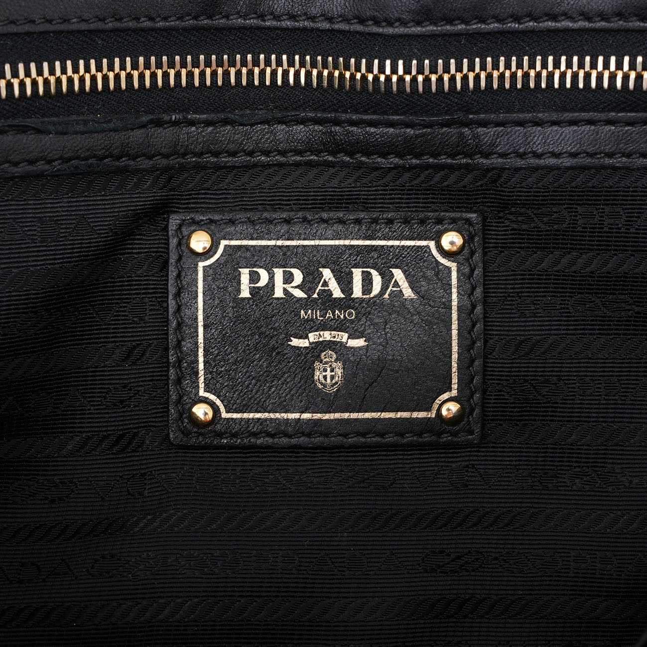 PRADA(USED)프라다 BN1336 고프레 숄더백 블랙
