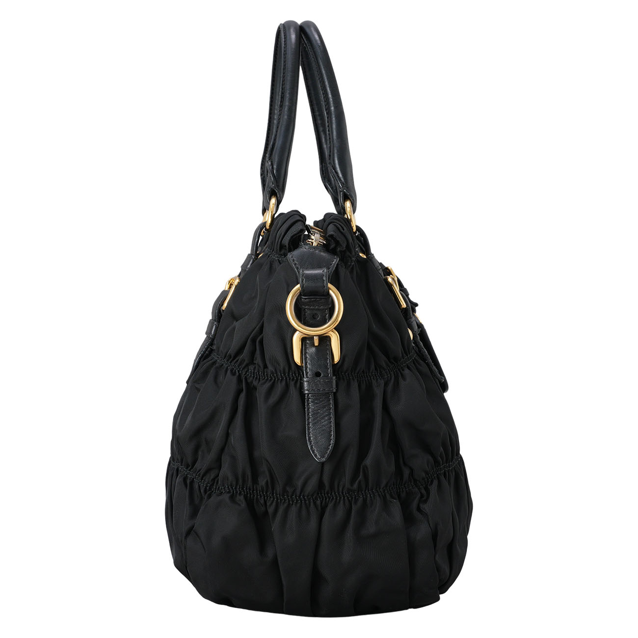 PRADA(USED)프라다 BN1336 고프레 숄더백 블랙