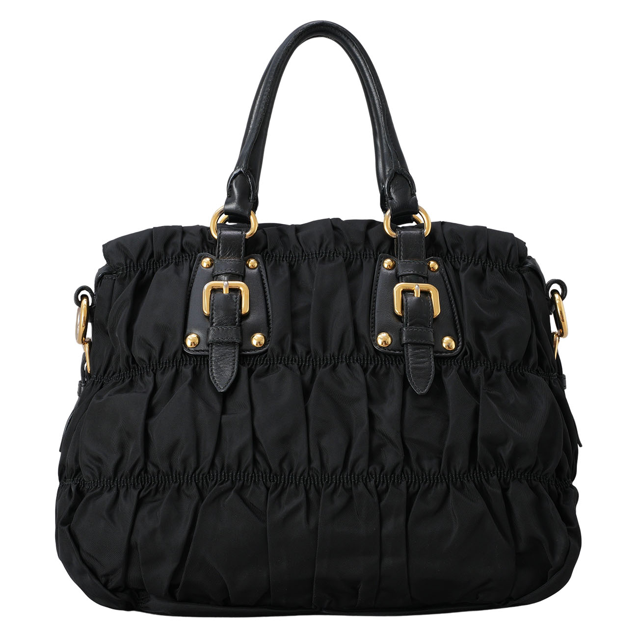 PRADA(USED)프라다 BN1336 고프레 숄더백 블랙
