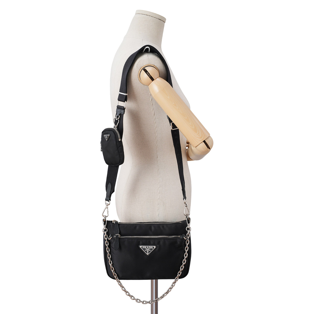 PRADA(USED)프라다 1BH168 리나일론 숄더백