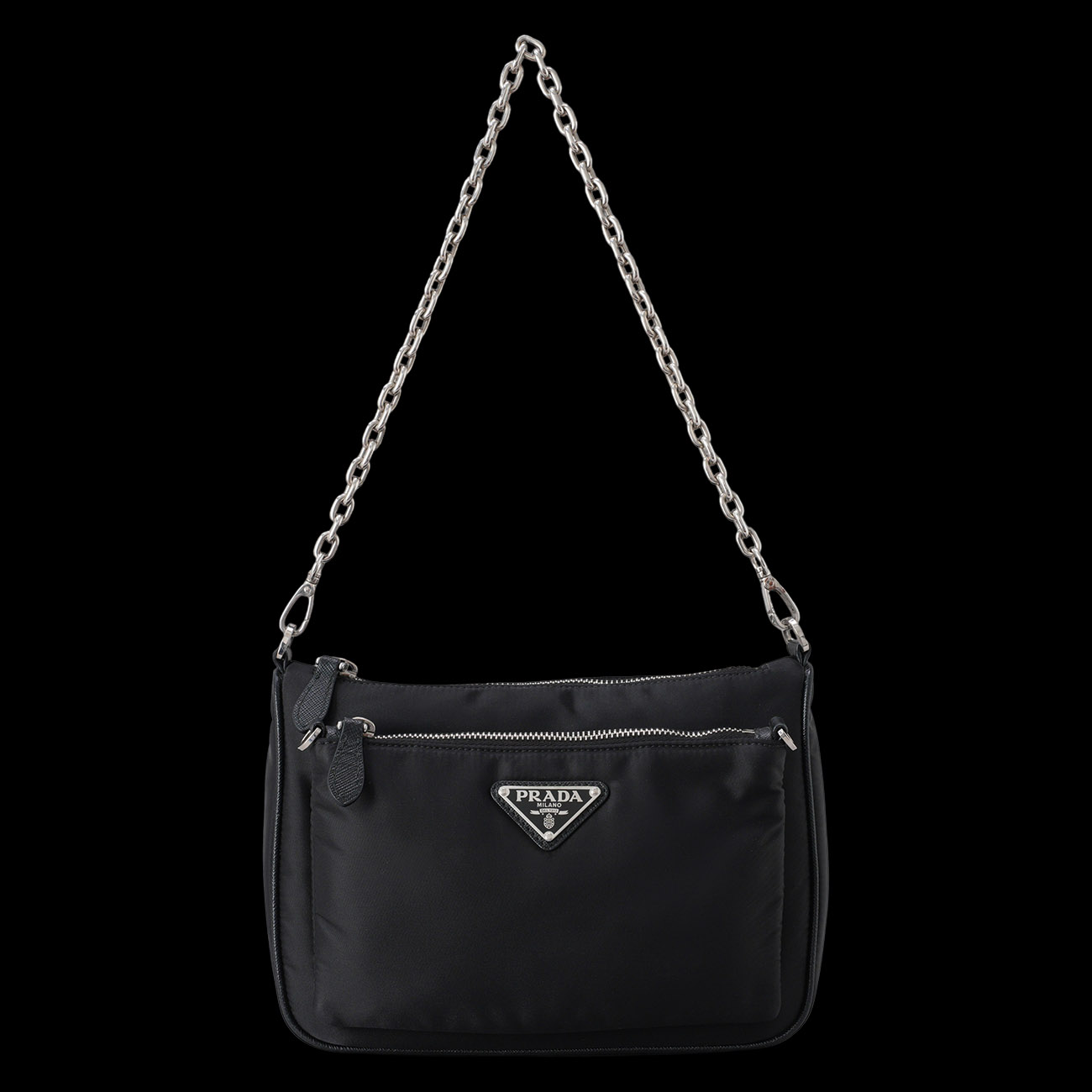 PRADA(USED)프라다 1BH168 리나일론 숄더백