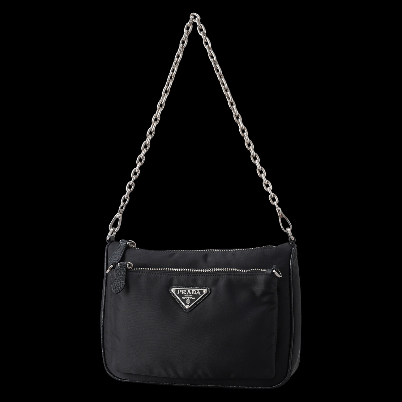 PRADA(USED)프라다 1BH168 리나일론 숄더백