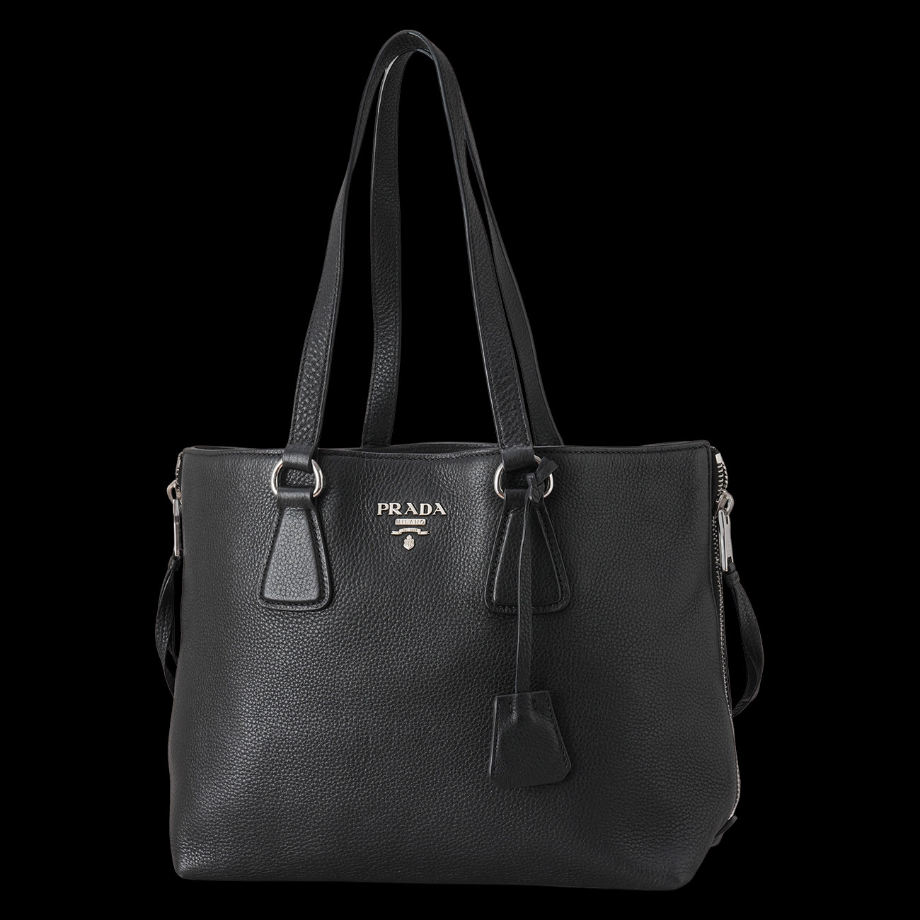 PRADA(USED)프라다 비텔로 숄더백 블랙