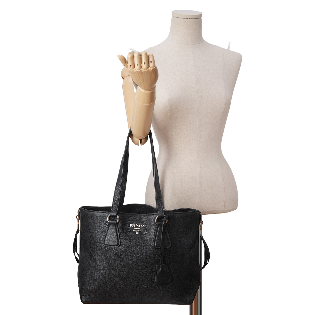 PRADA(USED)프라다 비텔로 숄더백 블랙