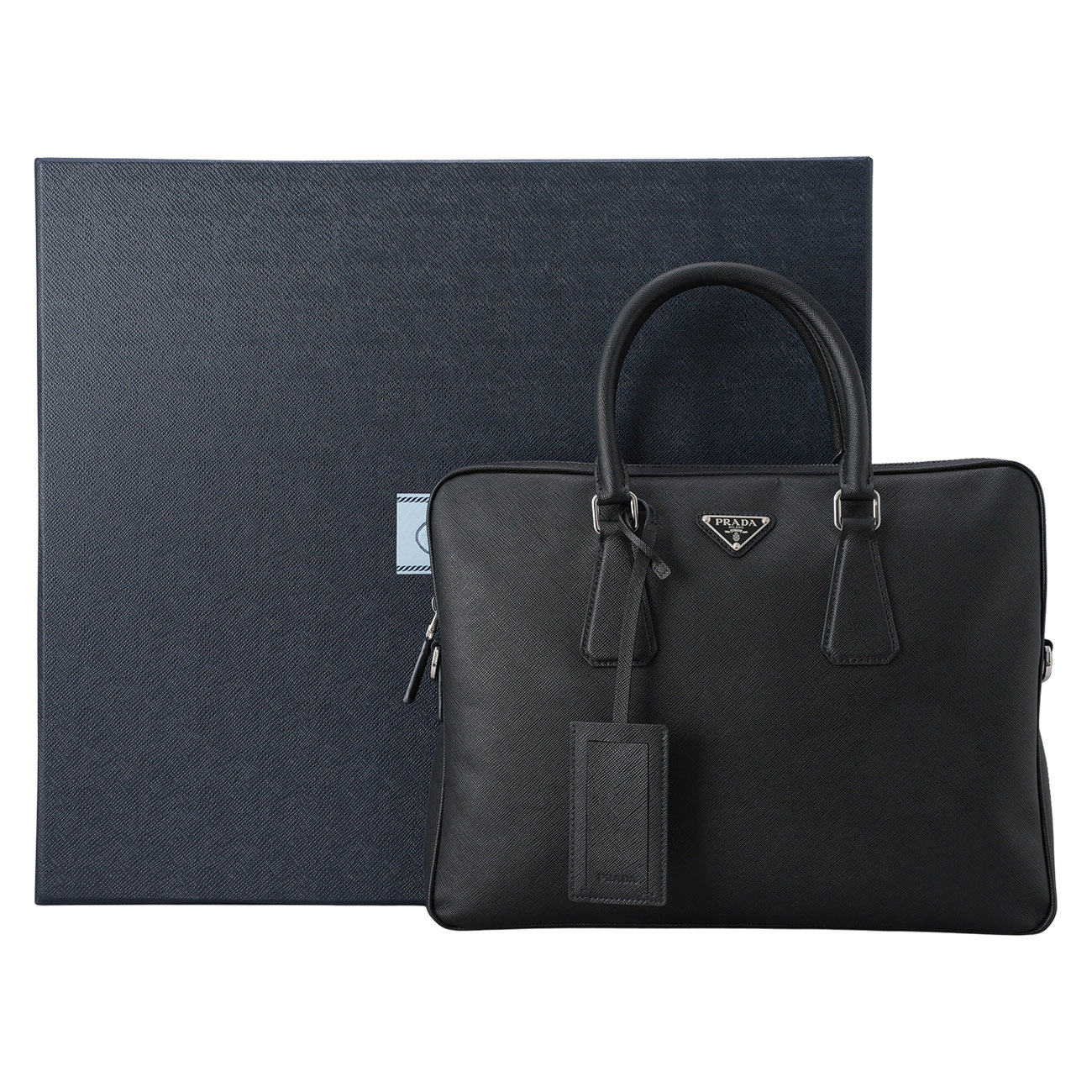 PRADA(USED)프라다 2VE368 사피아노 브리프케이스