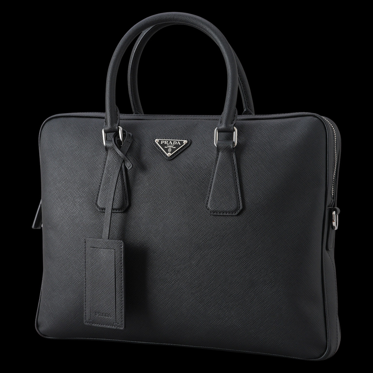 PRADA(USED)프라다 2VE368 사피아노 브리프케이스