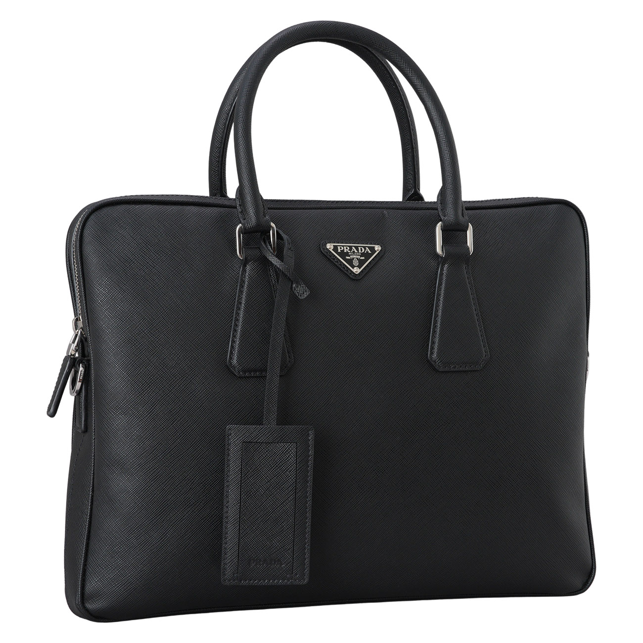 PRADA(USED)프라다 2VE368 사피아노 브리프케이스