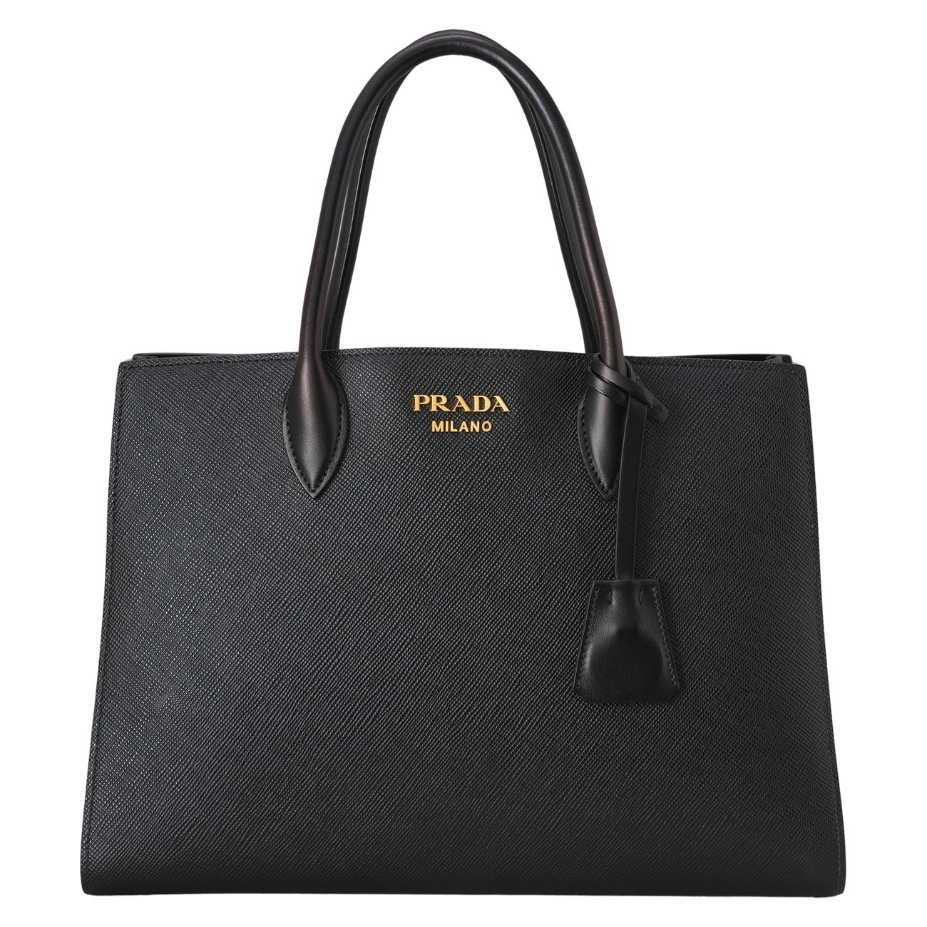 PRADA(USED)프라다 1BA153 사피아노 비블리오 토트 겸 숄더백