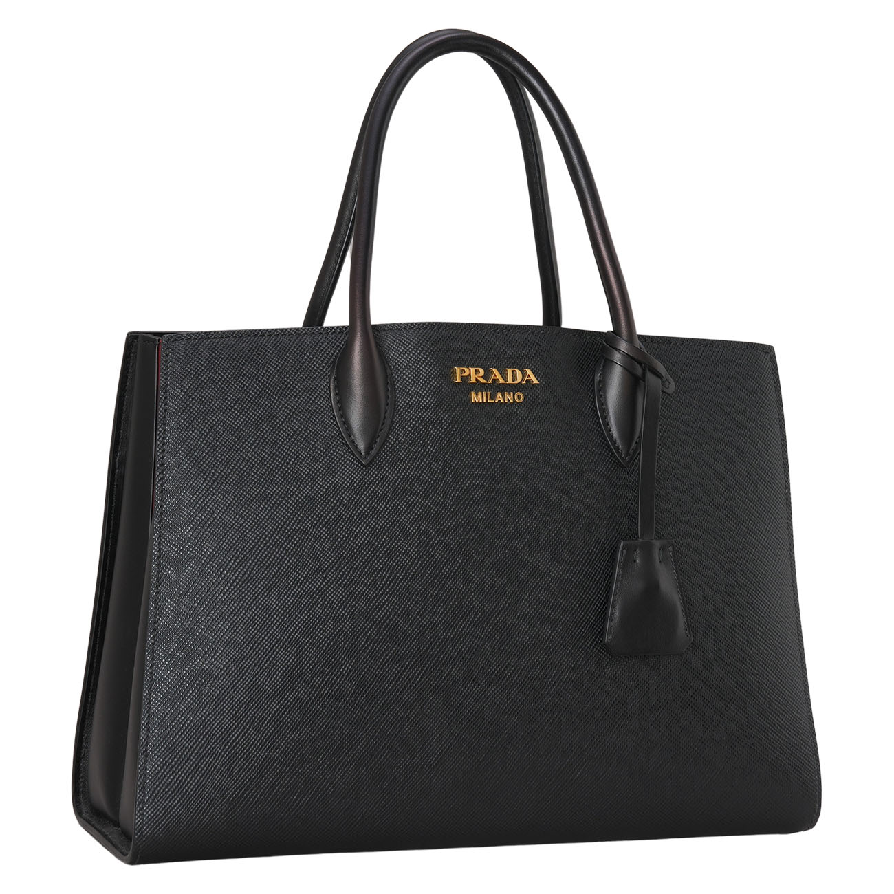 PRADA(USED)프라다 1BA153 사피아노 비블리오 토트 겸 숄더백