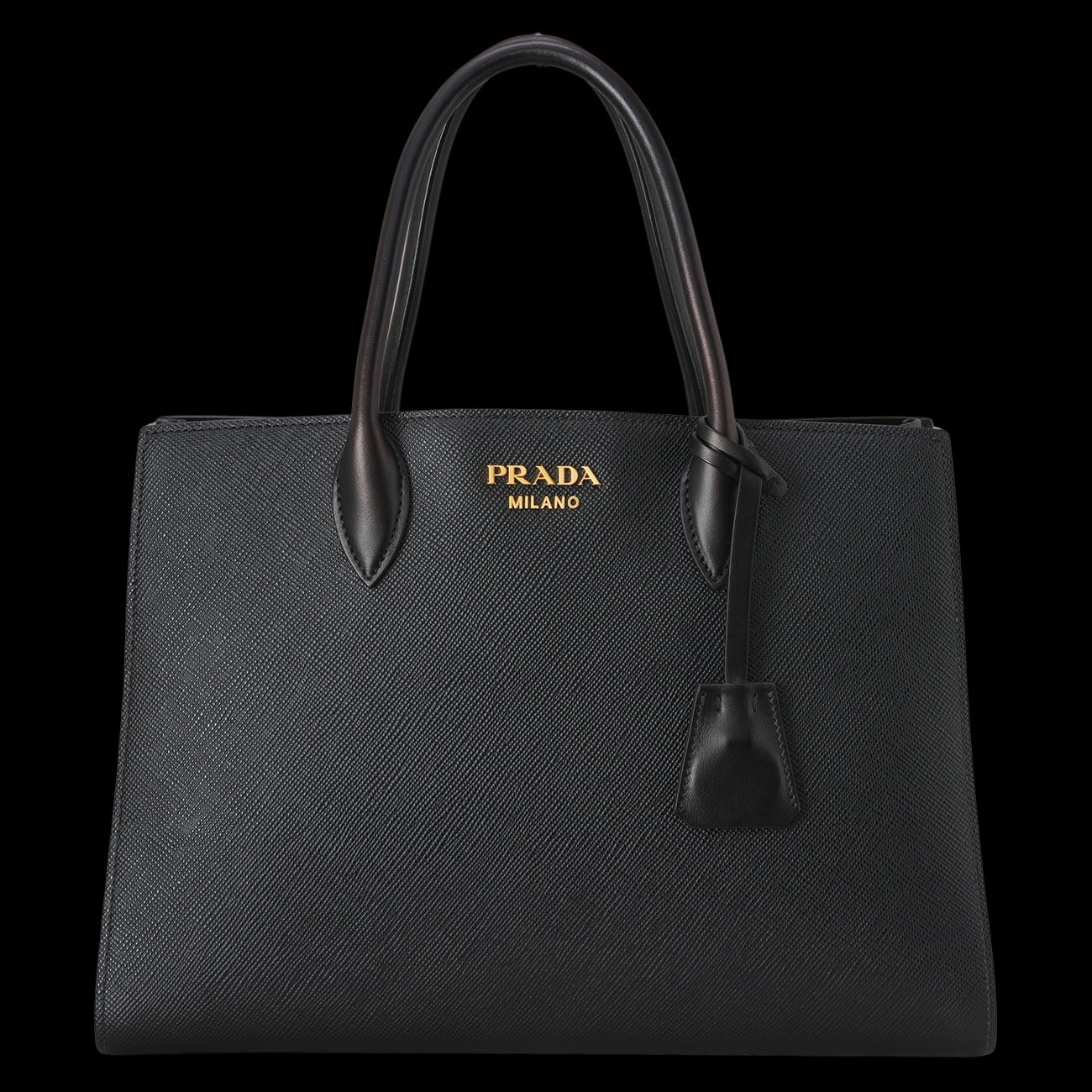 PRADA(USED)프라다 1BA153 사피아노 비블리오 토트 겸 숄더백