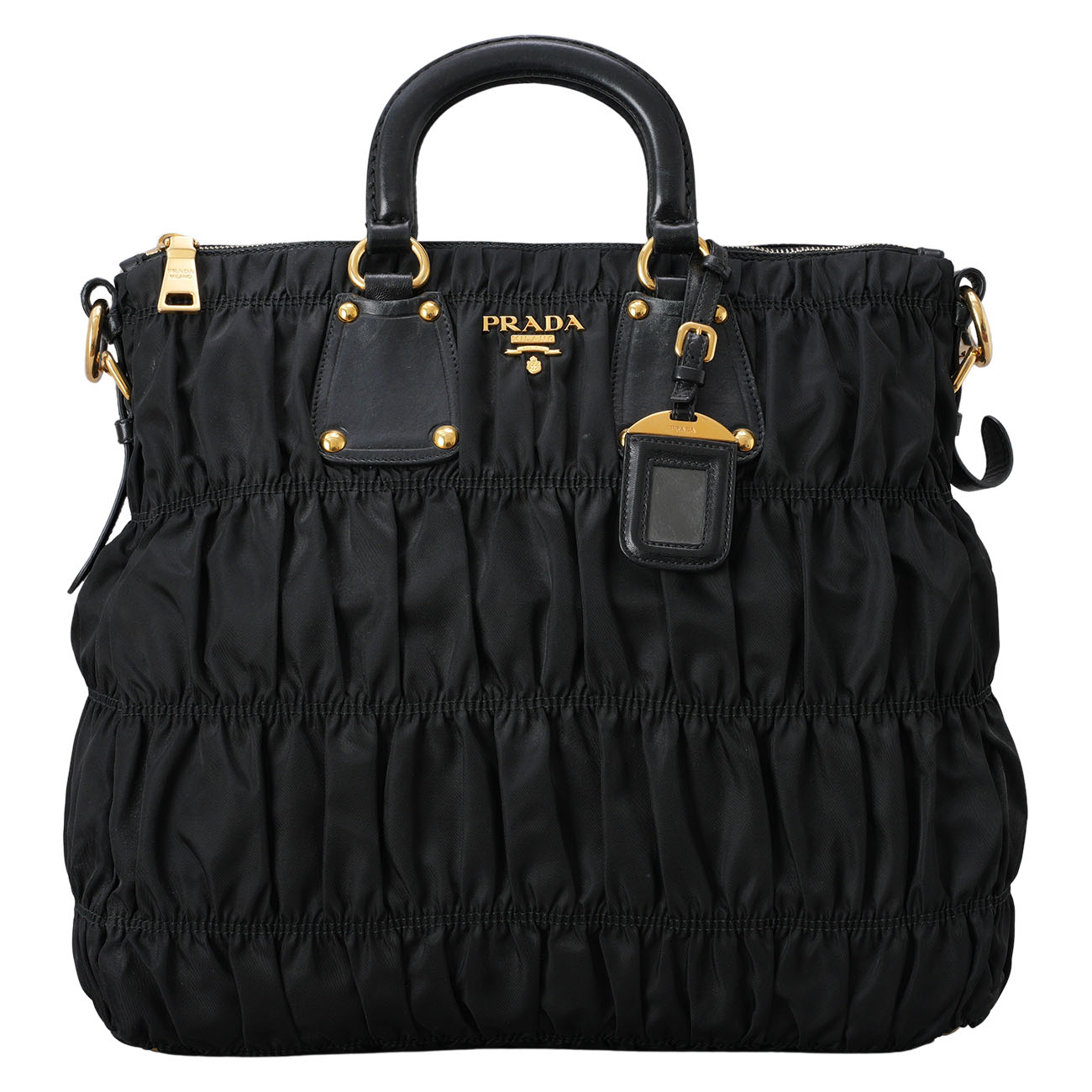 PRADA(USED)프라다 고프레 토트겸 숄더백