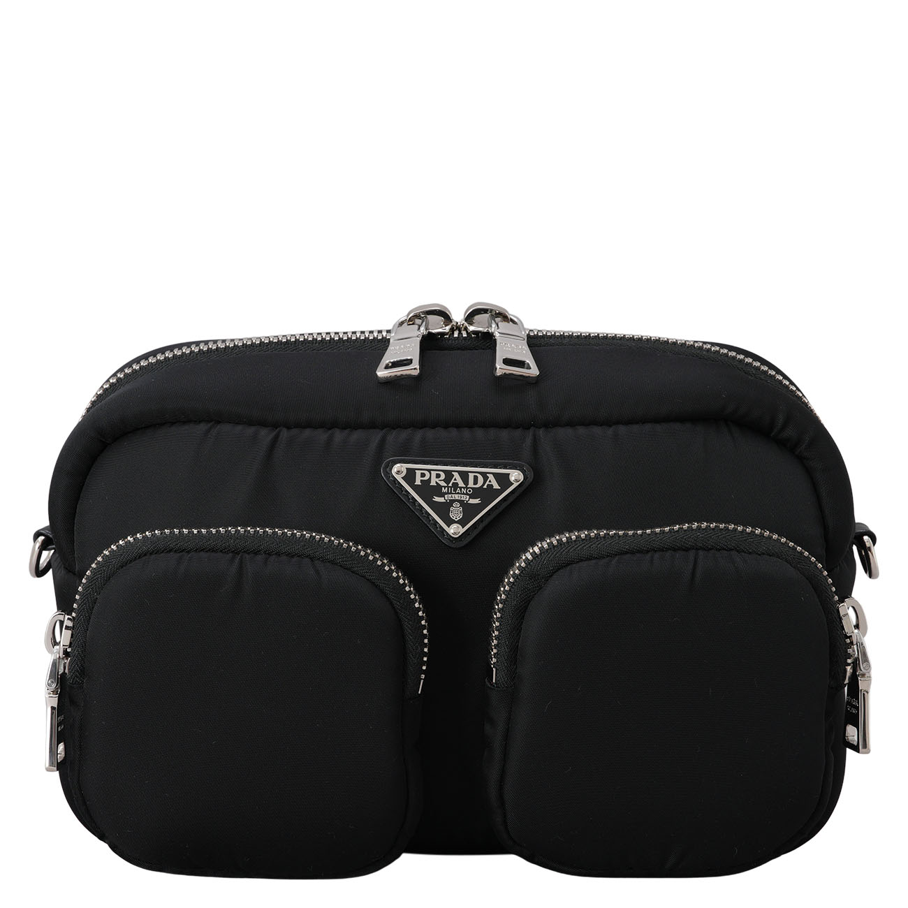 PRADA(USED)프라다 나일론 투포켓 크로스백