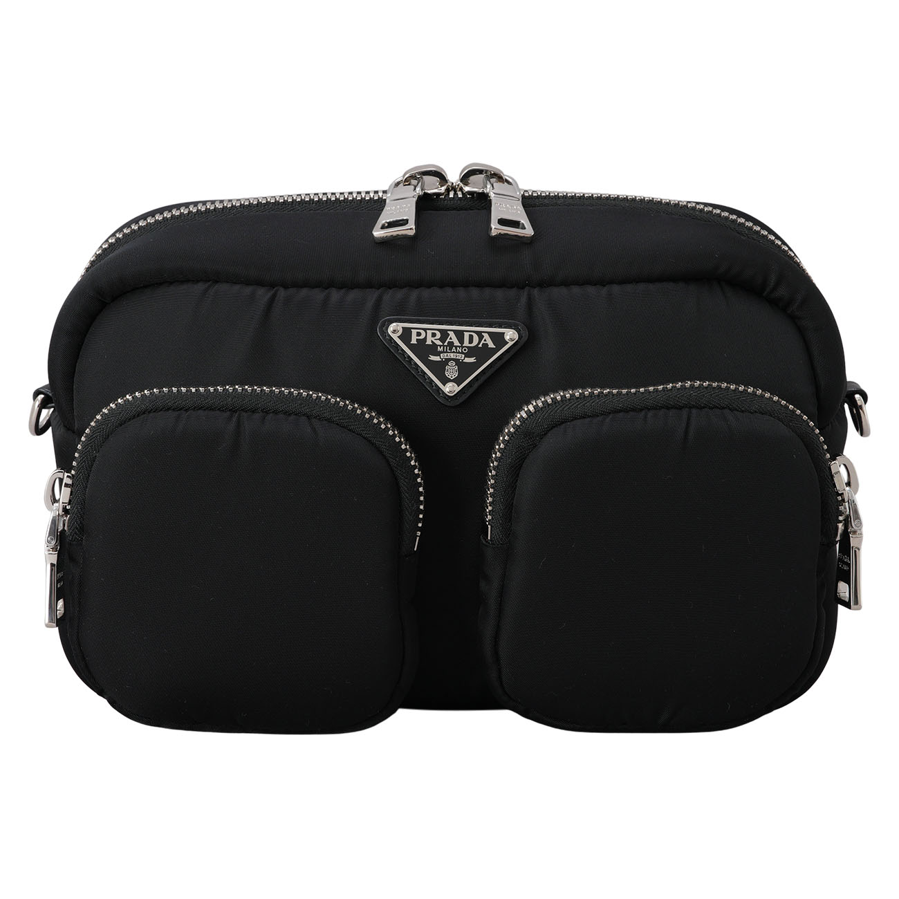 PRADA(USED)프라다 나일론 투포켓 크로스백
