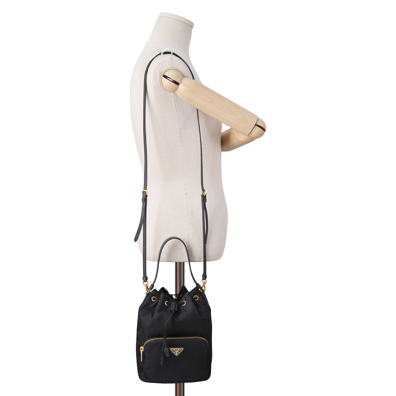 PRADA(USED)프라다 1BH038 나일론 버킷백