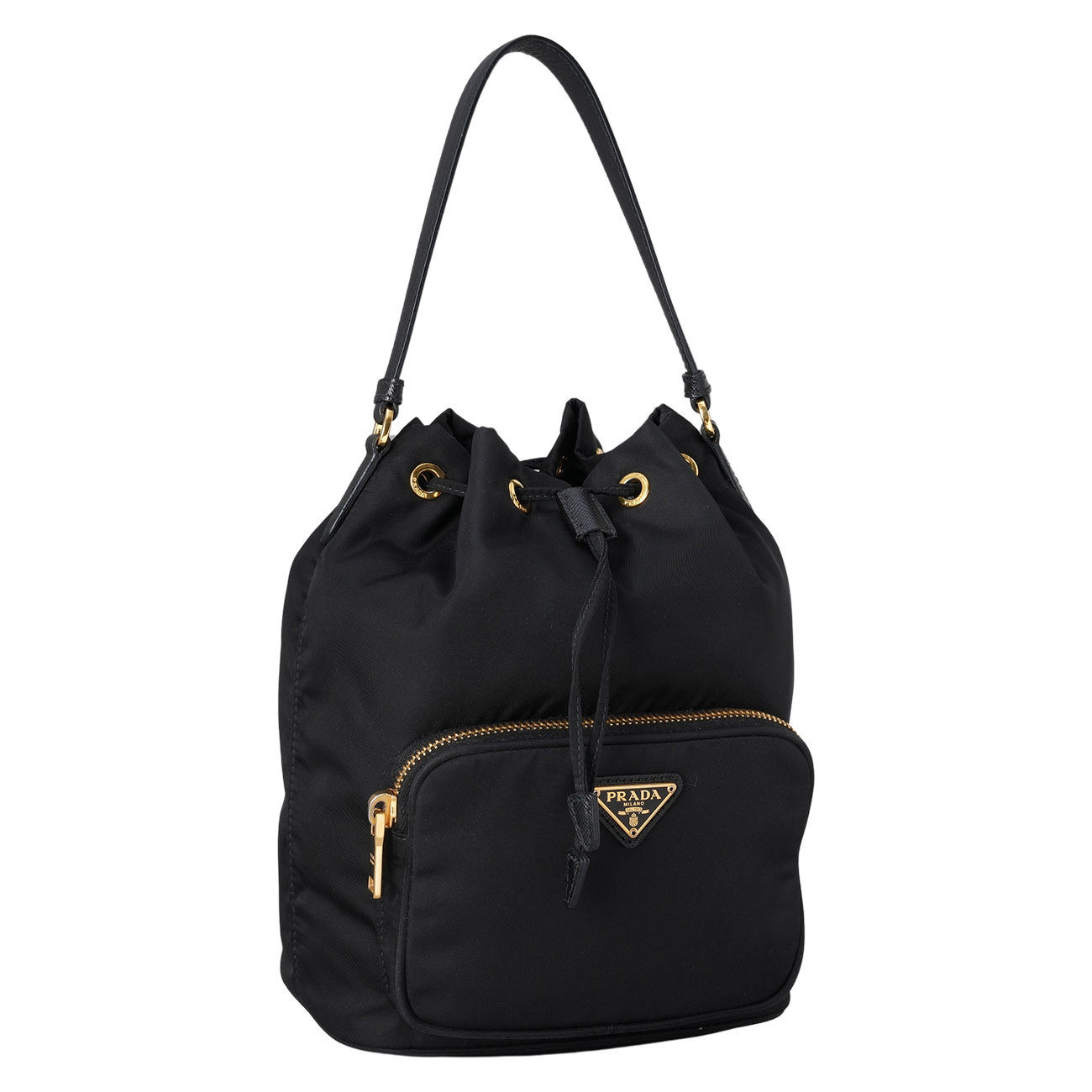 PRADA(USED)프라다 1BH038 나일론 버킷백