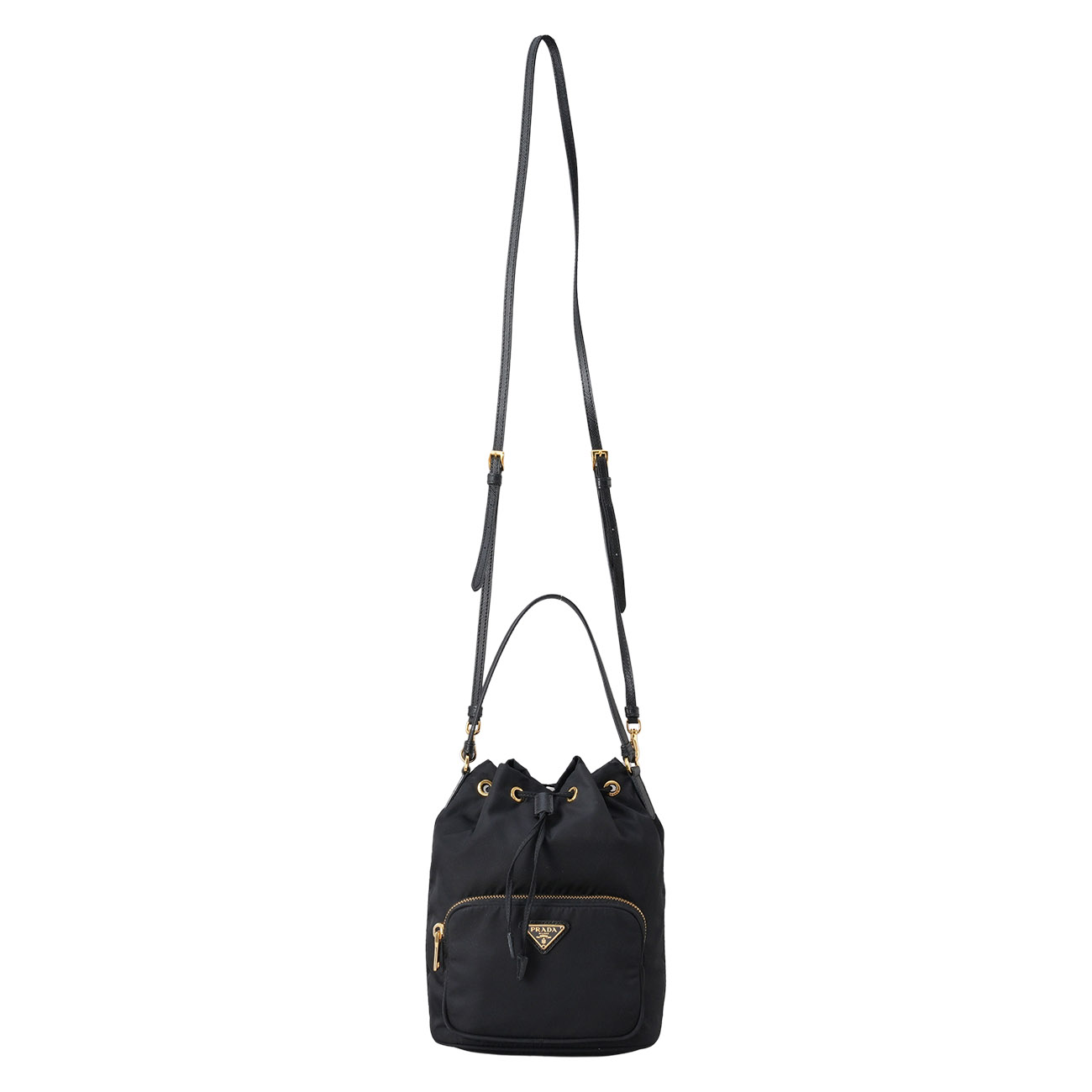 PRADA(USED)프라다 1BH038 나일론 버킷백