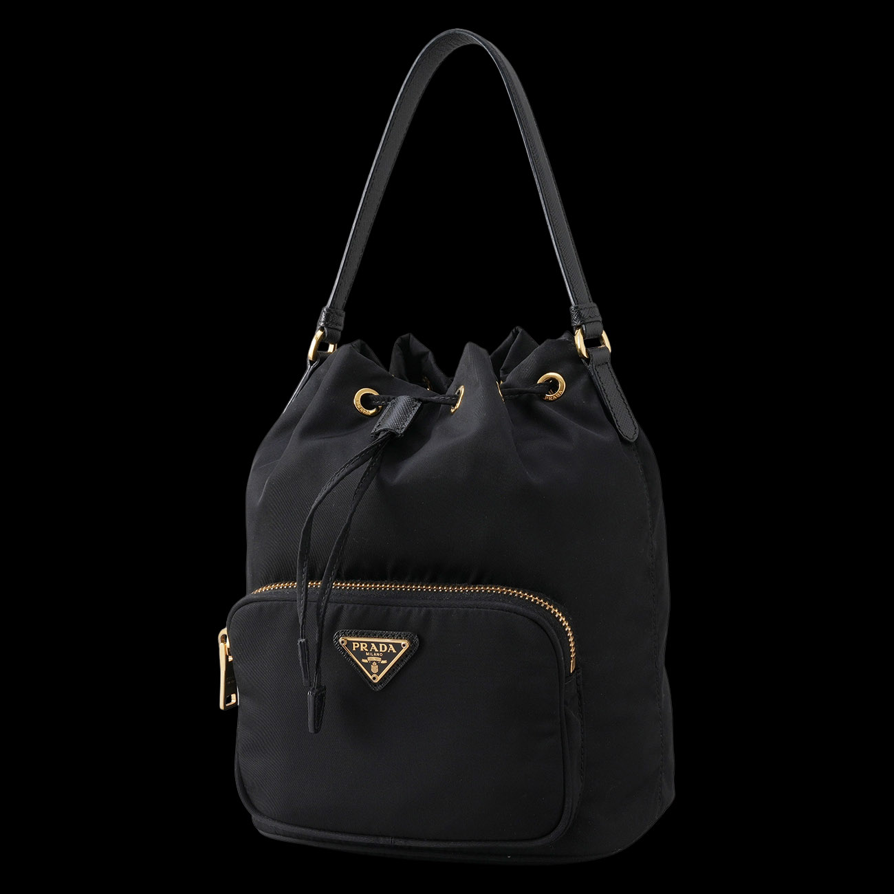 PRADA(USED)프라다 1BH038 나일론 버킷백
