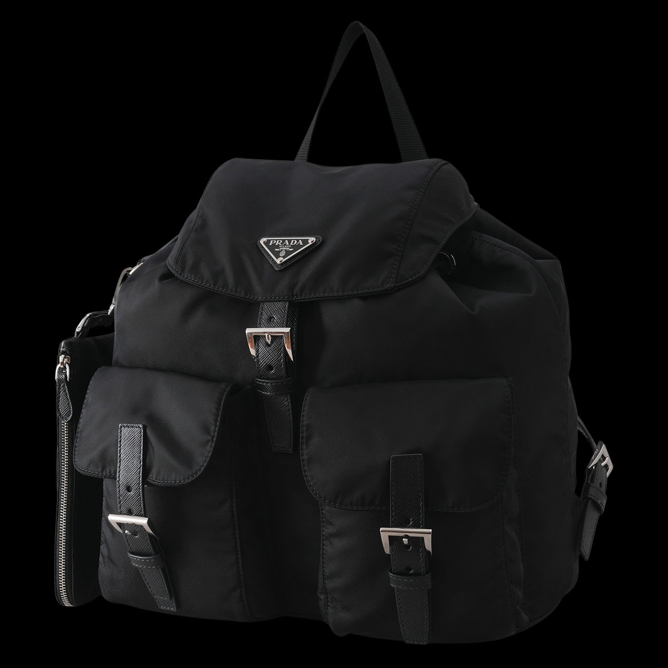 PRADA(USED)프라다 리나일론 투포켓 백팩