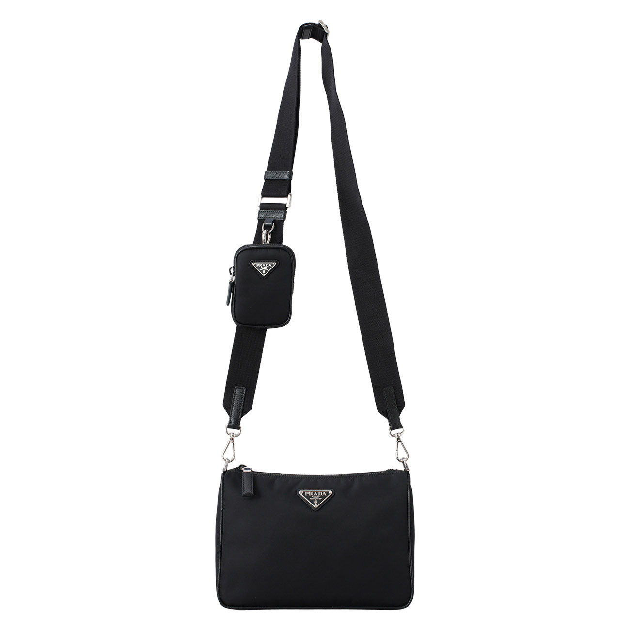 PRADA(USED)프라다 2VH113 나일론 테수토 크로스백
