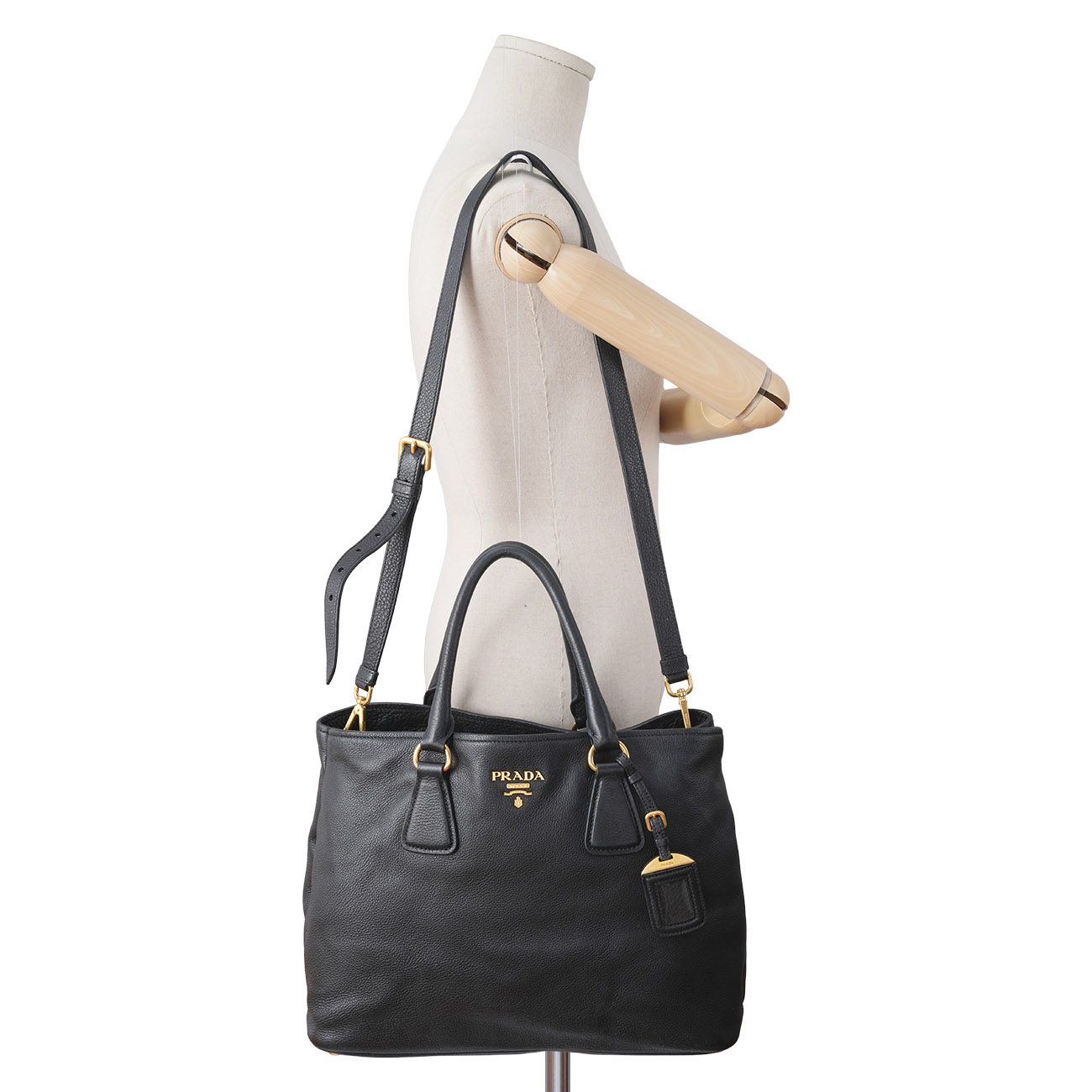 PRADA(USED)프라다 비텔로 토트겸 숄더백