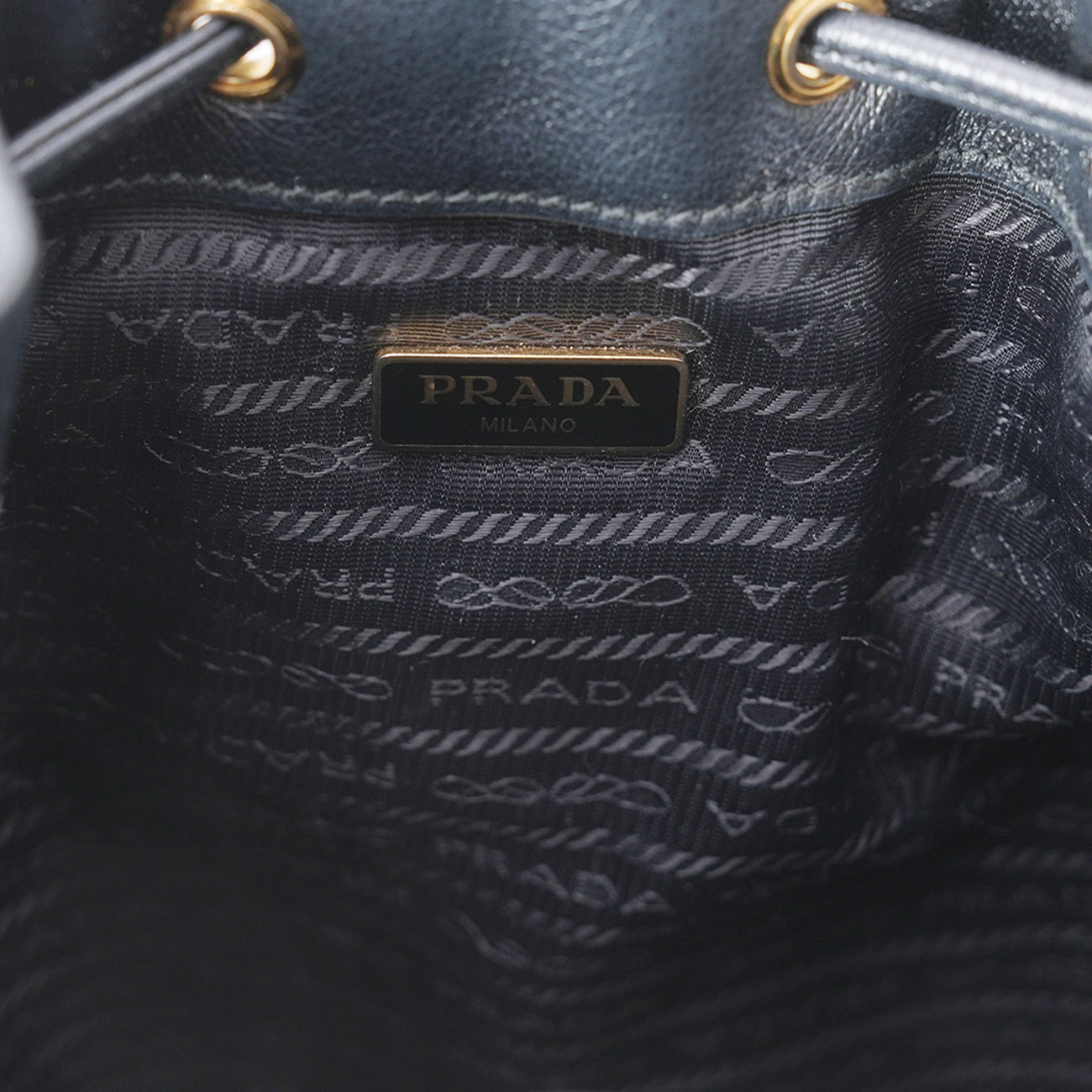 PRADA(USED)프라다 1BH038 레더 버킷백