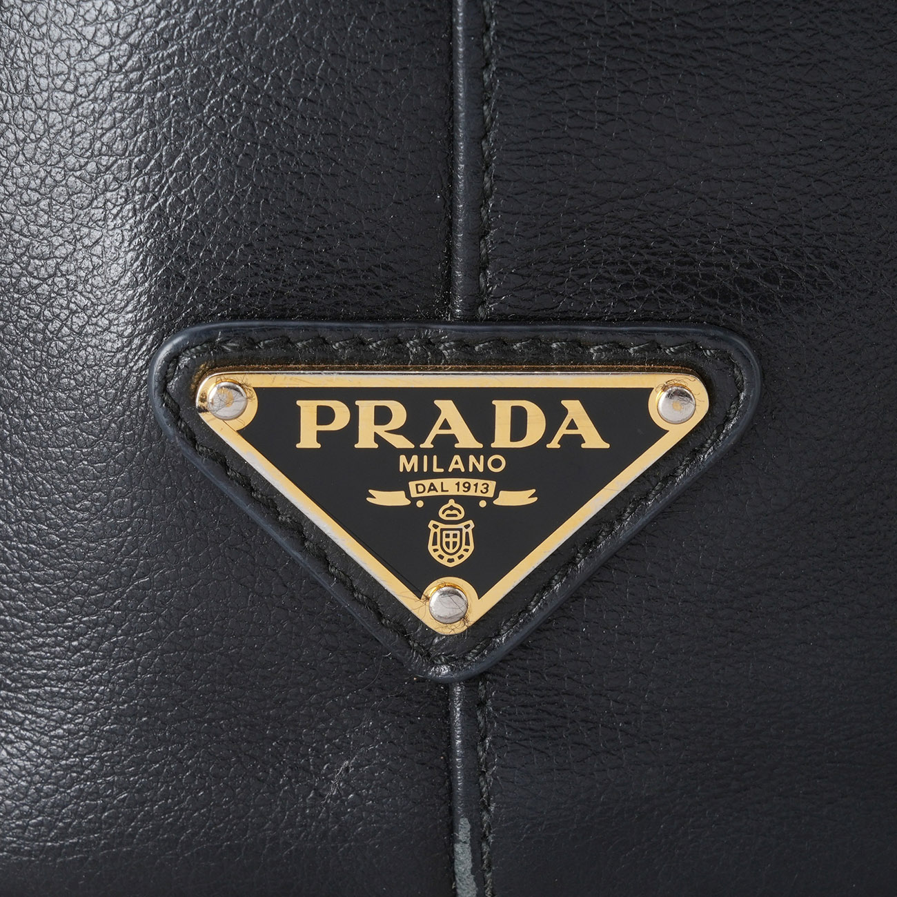 PRADA(USED)프라다 1BH038 레더 버킷백