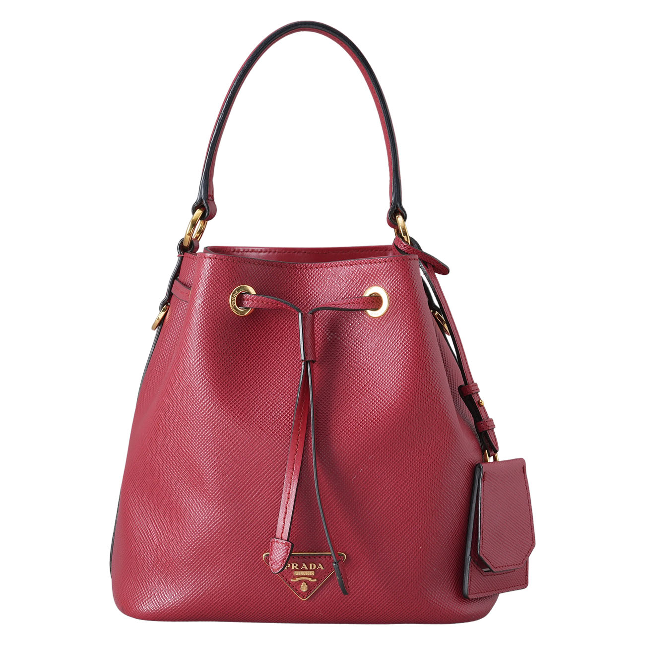 PRADA(USED)프라다 1BE032 사피아노 버킷백