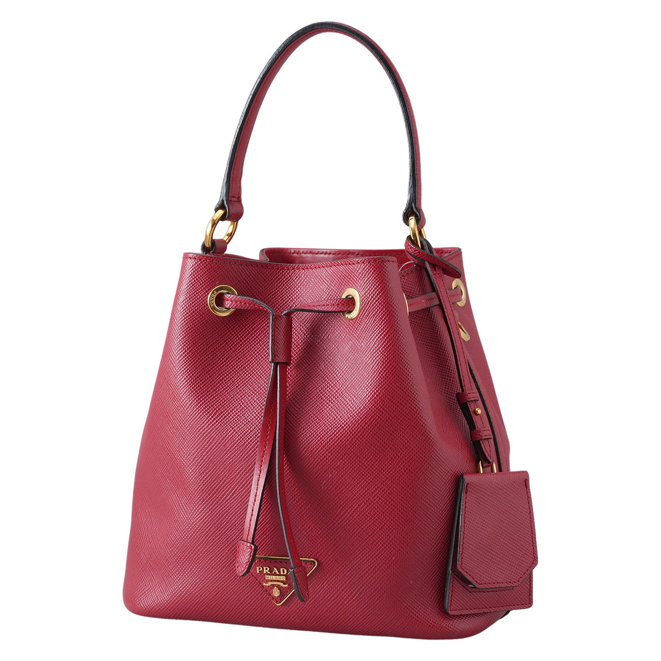 PRADA(USED)프라다 1BE032 사피아노 버킷백