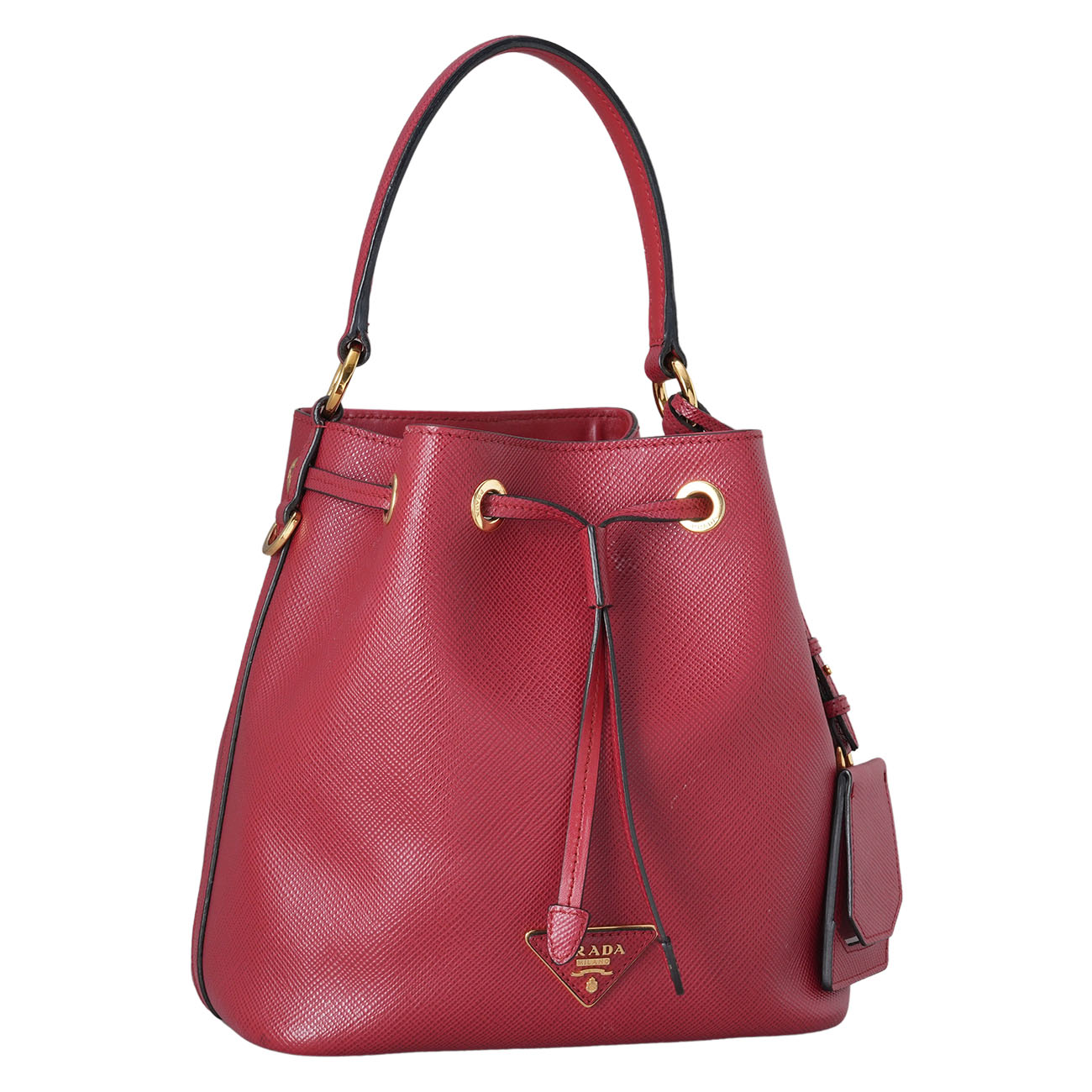 PRADA(USED)프라다 1BE032 사피아노 버킷백