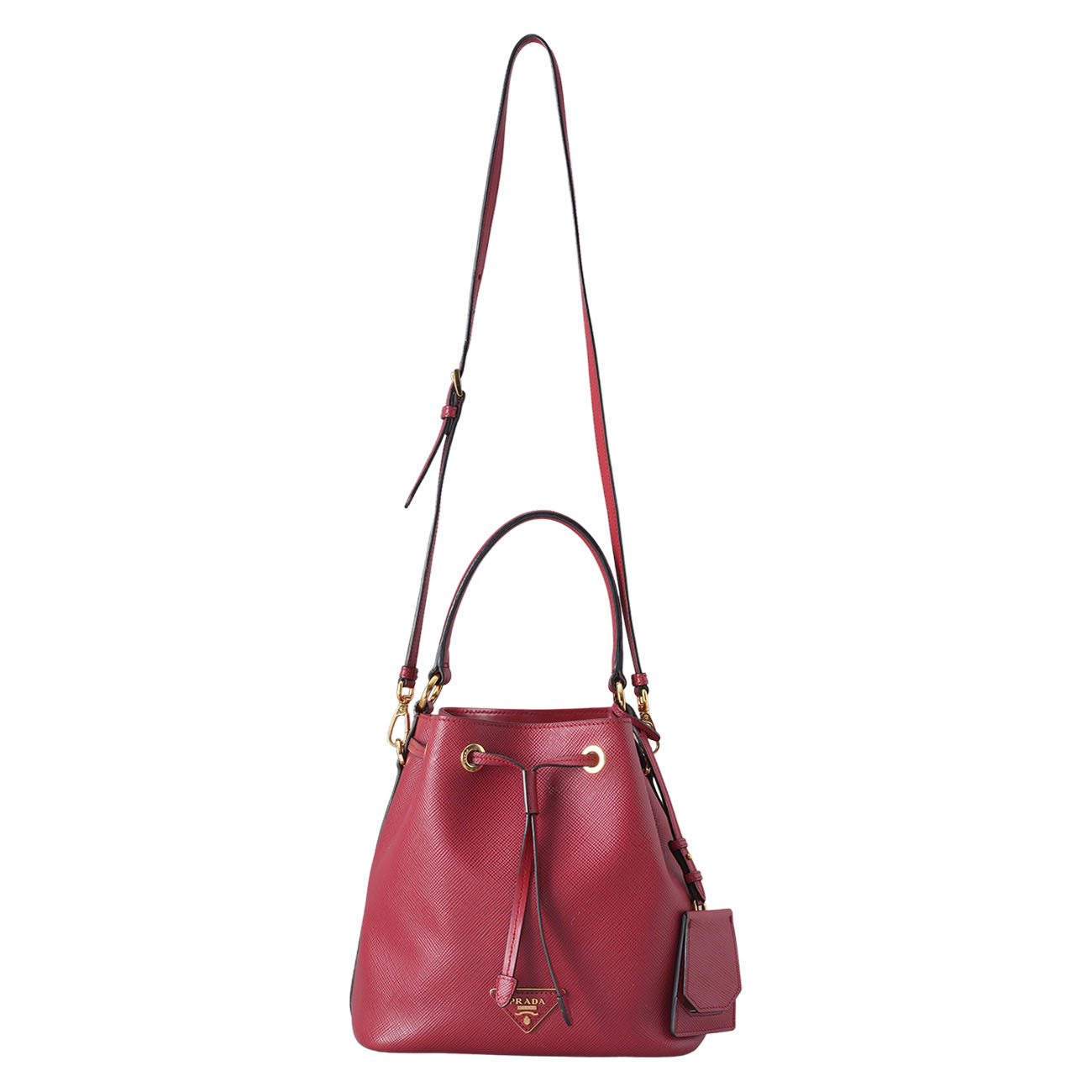 PRADA(USED)프라다 1BE032 사피아노 버킷백