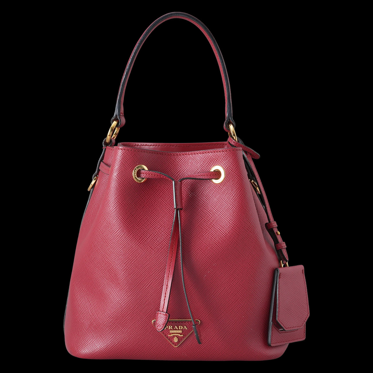 PRADA(USED)프라다 1BE032 사피아노 버킷백