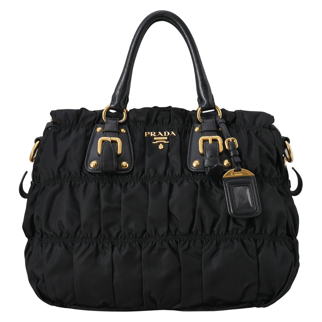 PRADA(USED)프라다 BN1336 테수토 고프레 토트겸 숄더백