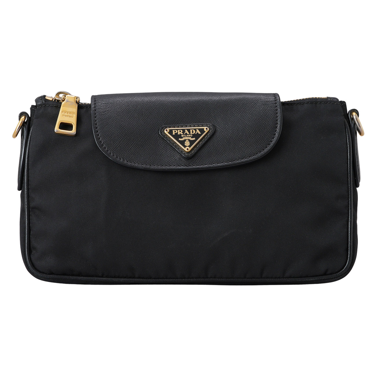 PRADA(USED)프라다 삼각로고 리나일론 체인 숄더백
