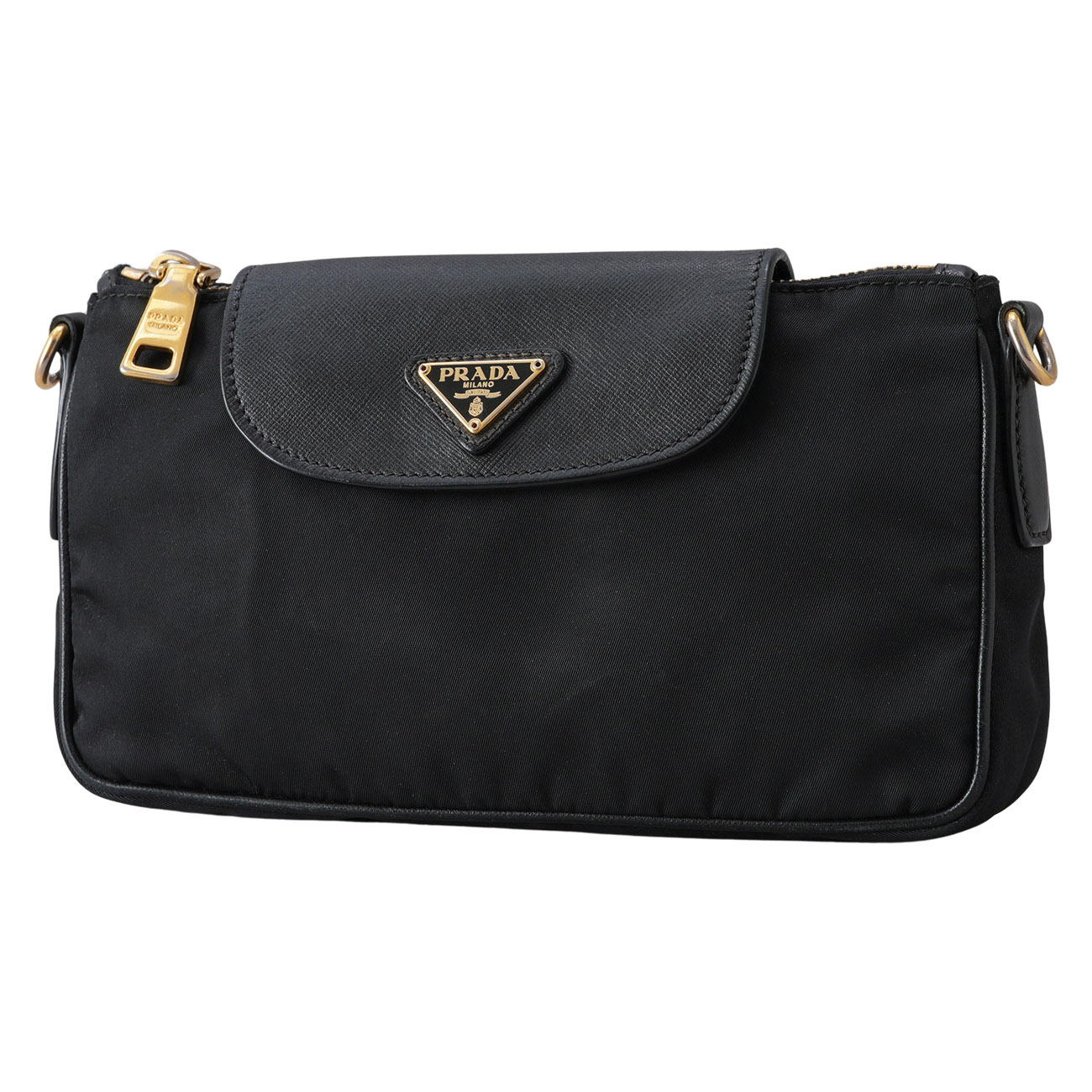 PRADA(USED)프라다 삼각로고 리나일론 체인 숄더백
