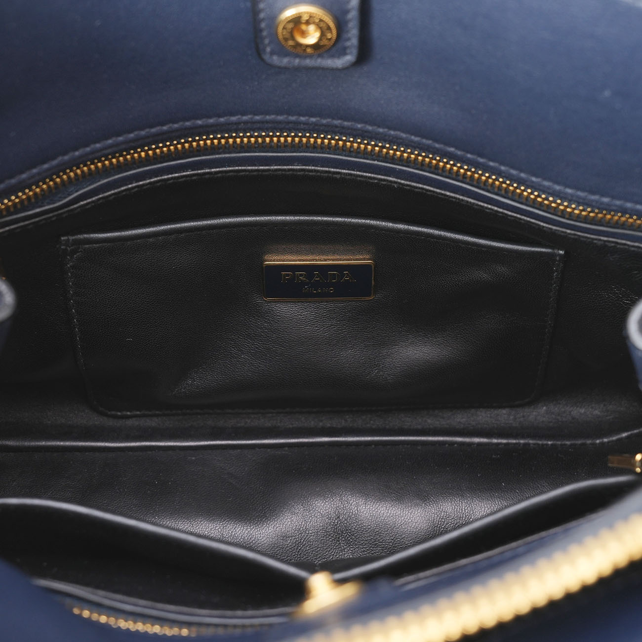 PRADA(USED)프라다 삼각로고 레더 토트 겸 숄더백
