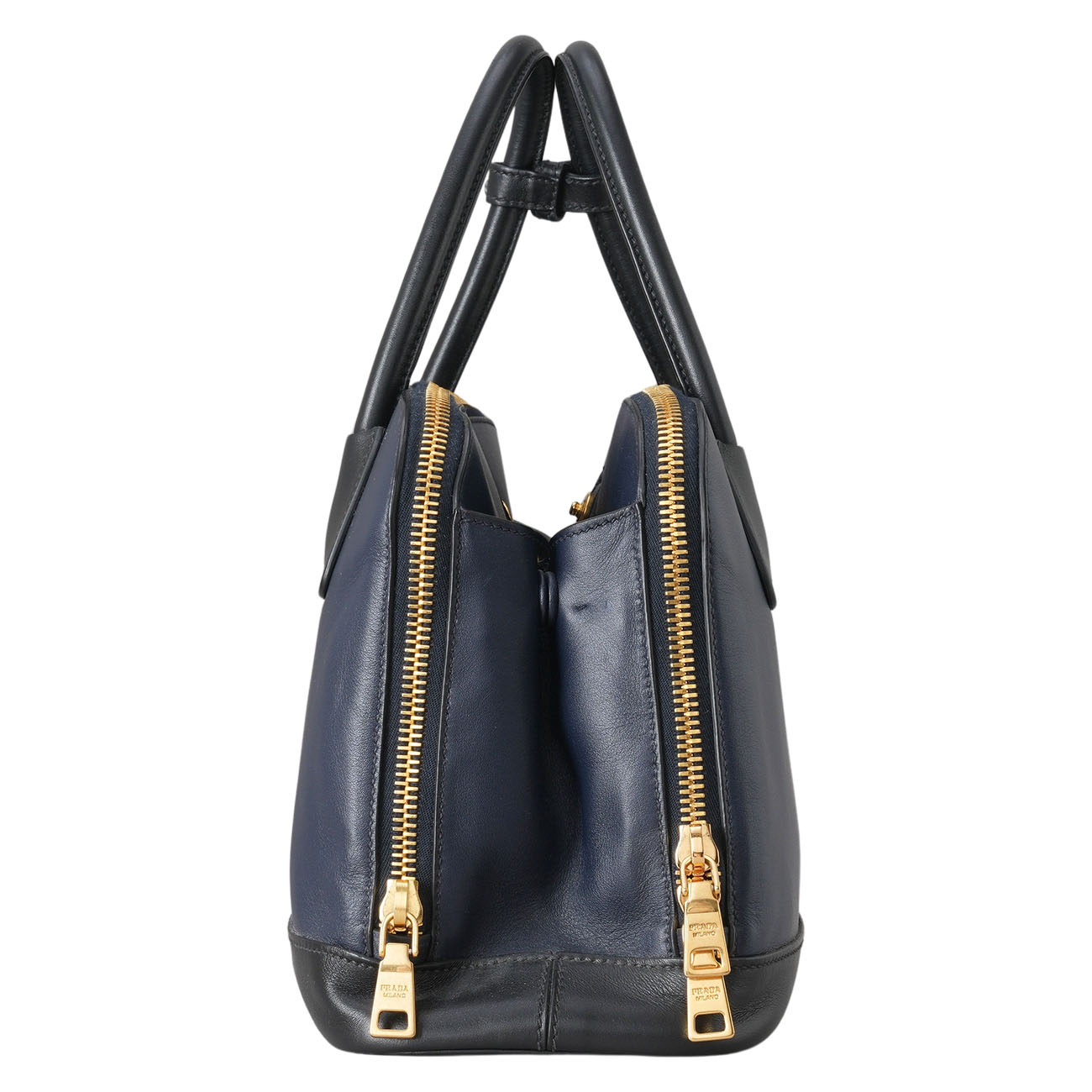 PRADA(USED)프라다 삼각로고 레더 토트 겸 숄더백