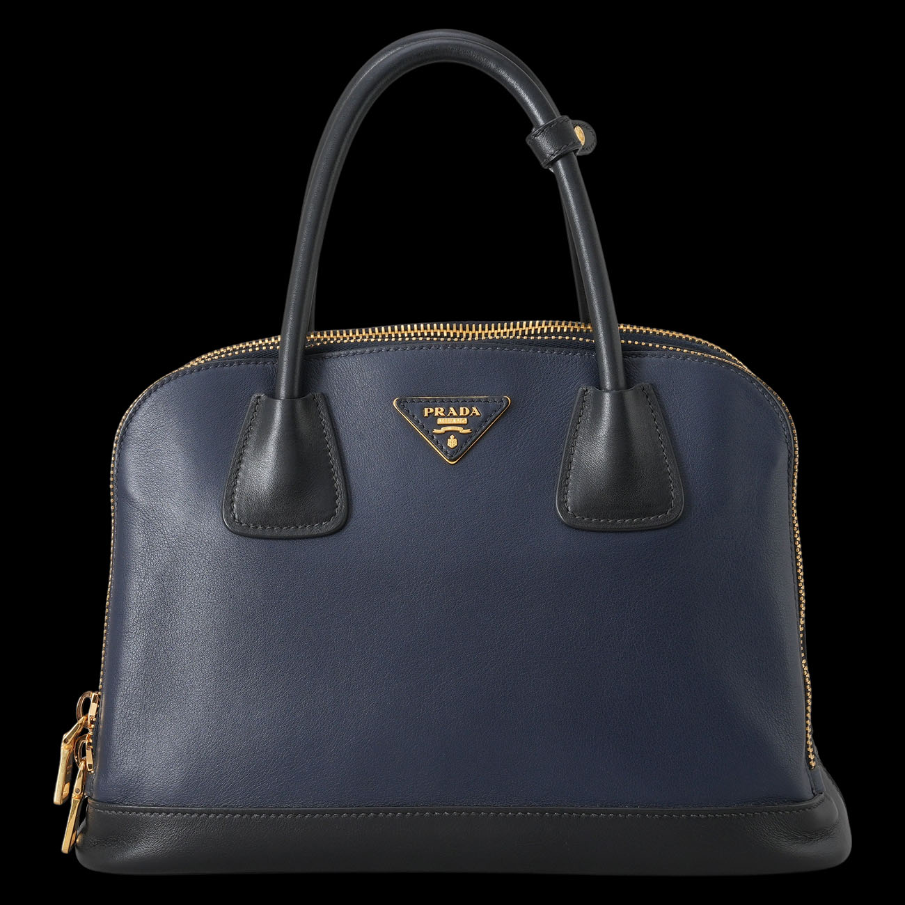 PRADA(USED)프라다 삼각로고 레더 토트 겸 숄더백
