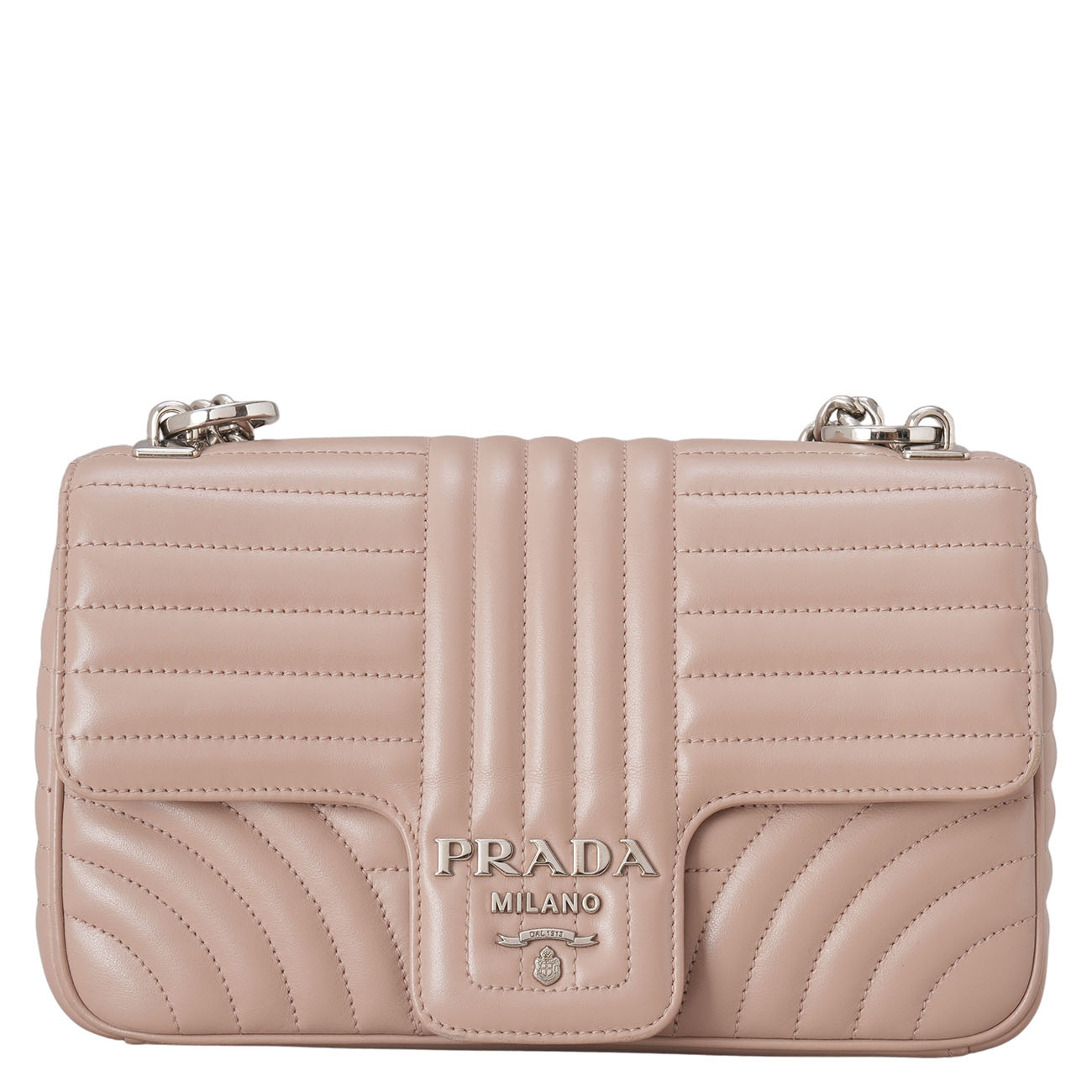 PRADA(USED)프라다 다이어그램 체인 숄더백