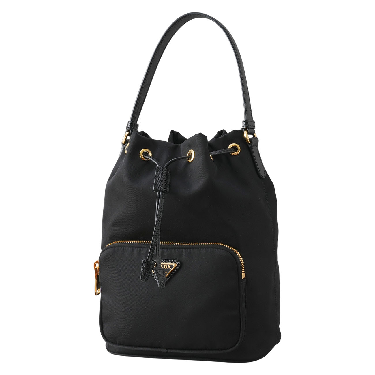 PRADA(USED)프라다 1BH038 듀엣 리나일론 버킷백 26Y