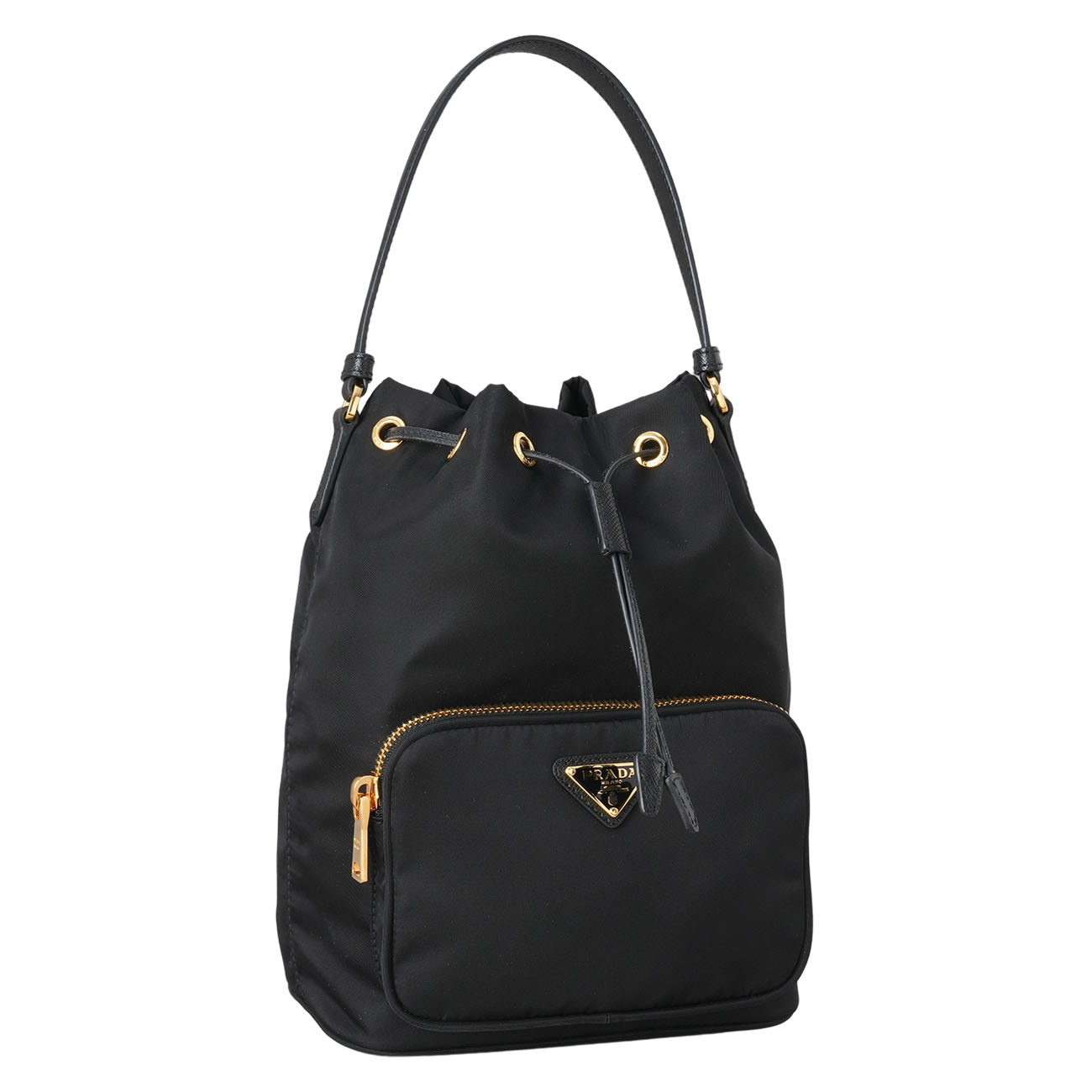 PRADA(USED)프라다 1BH038 듀엣 리나일론 버킷백 26Y