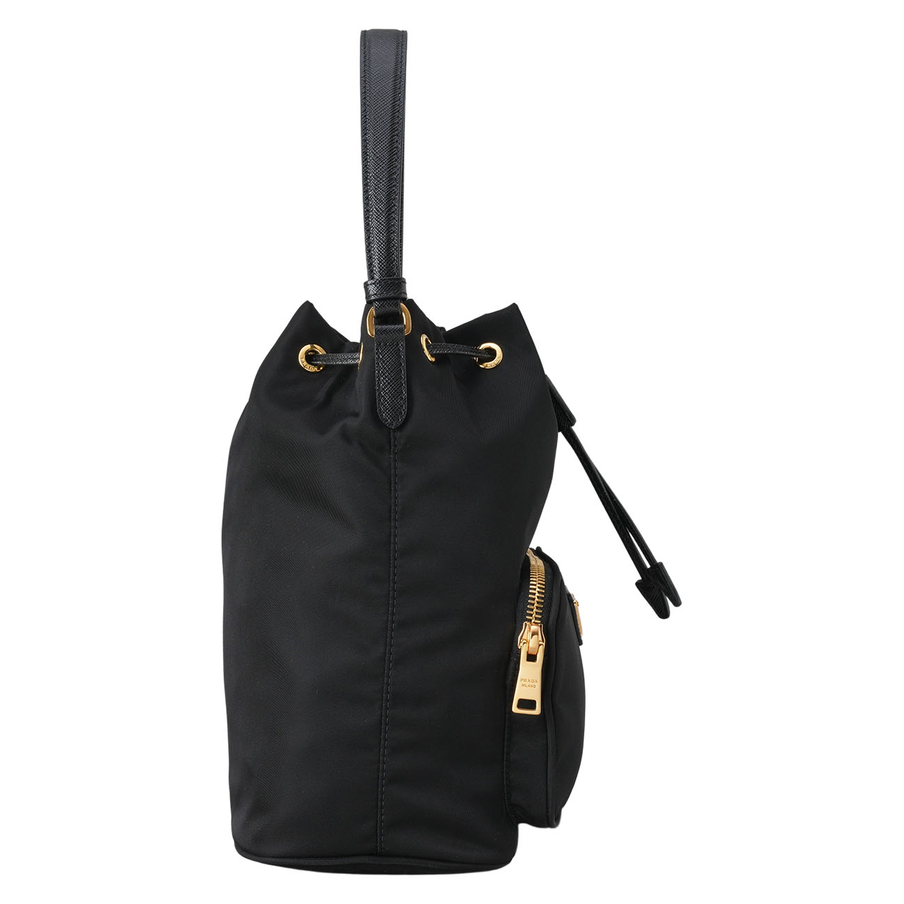 PRADA(USED)프라다 1BH038 듀엣 리나일론 버킷백 26Y