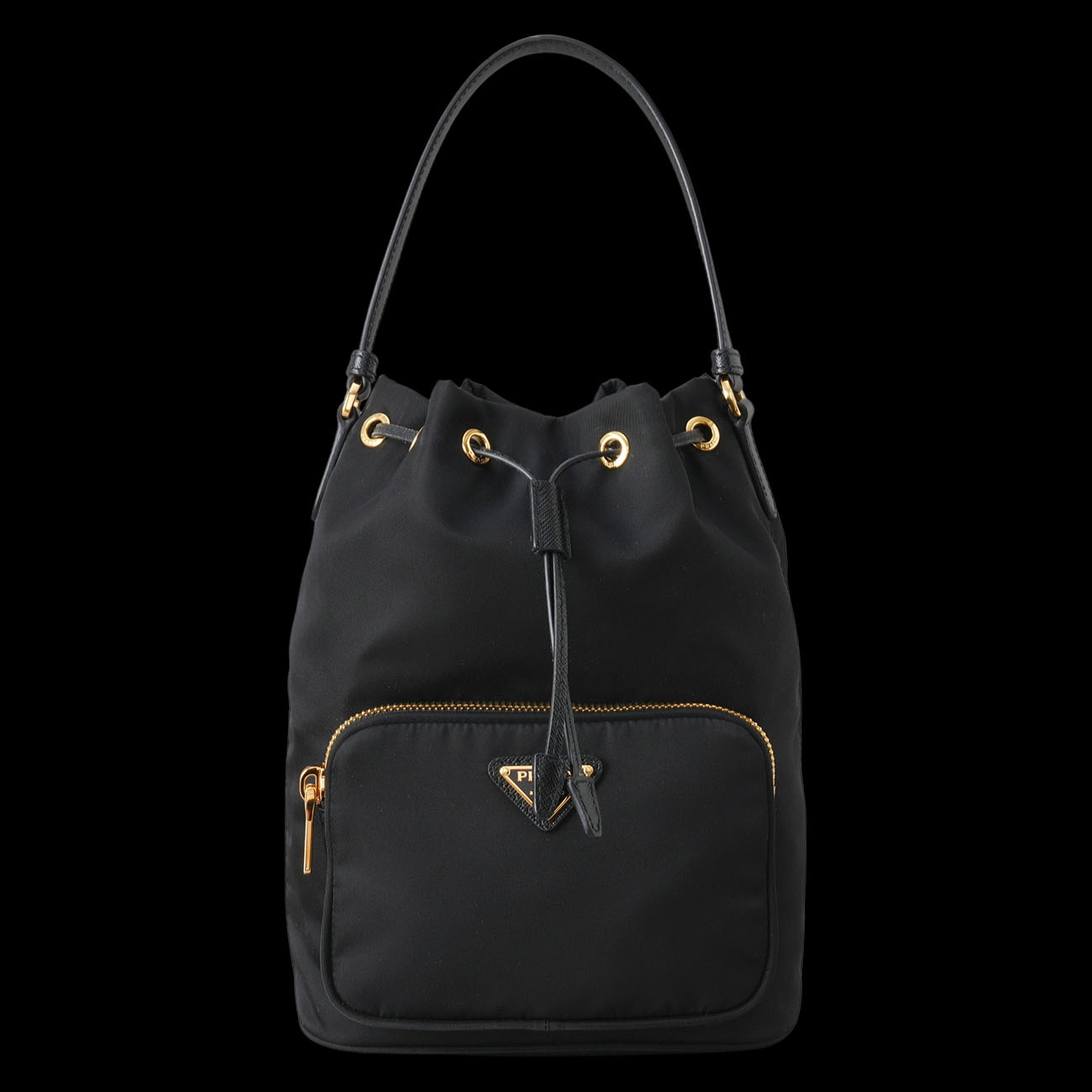 PRADA(USED)프라다 1BH038 듀엣 리나일론 버킷백 26Y
