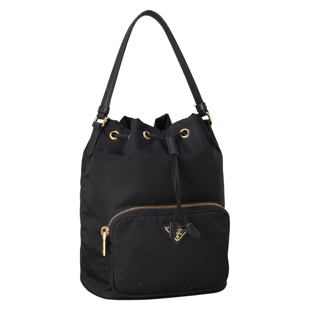 PRADA(USED)프라다 1BH038 리나일론 테수토 버킷백