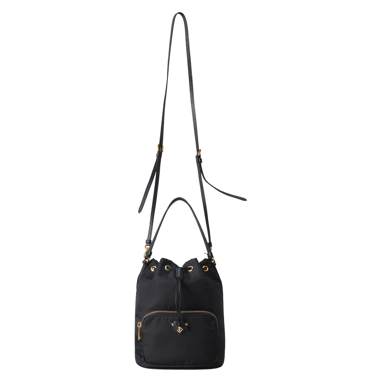 PRADA(USED)프라다 1BH038 리나일론 테수토 버킷백