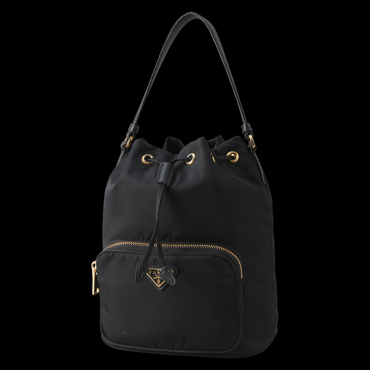 PRADA(USED)프라다 1BH038 리나일론 테수토 버킷백